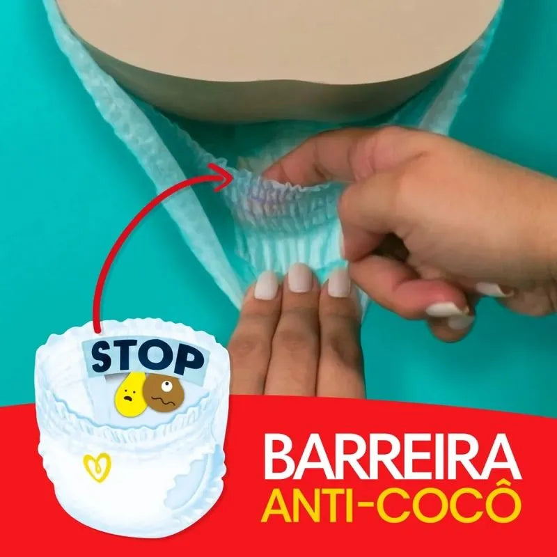 KIT 3 EM 1 - 3 und Fralda Pampers Pants Ajuste Total Max 86 Unidades