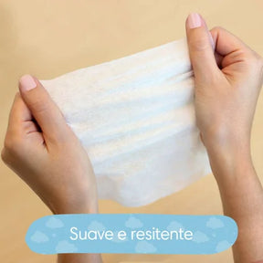 Lenços Umedecidos Pampers Cuidado De Bebê Leve 4 Pague 3 Com 48 Unidades