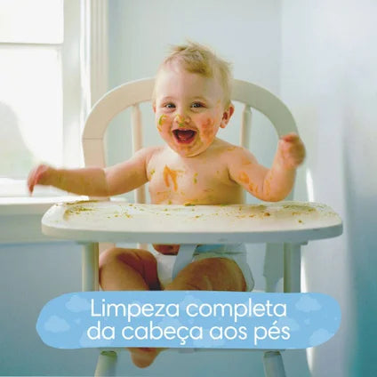 Lenços Umedecidos Pampers Cuidado De Bebê Leve 4 Pague 3 Com 48 Unidades