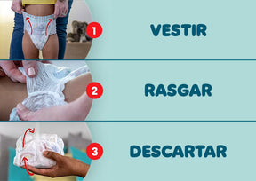 Kit 3 em 1 - 3 und Fraldas Pampers® Premium Care Pants 86 pc