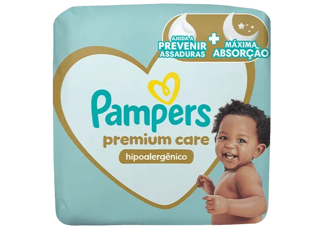 Fraldas Pampers® Premium Care